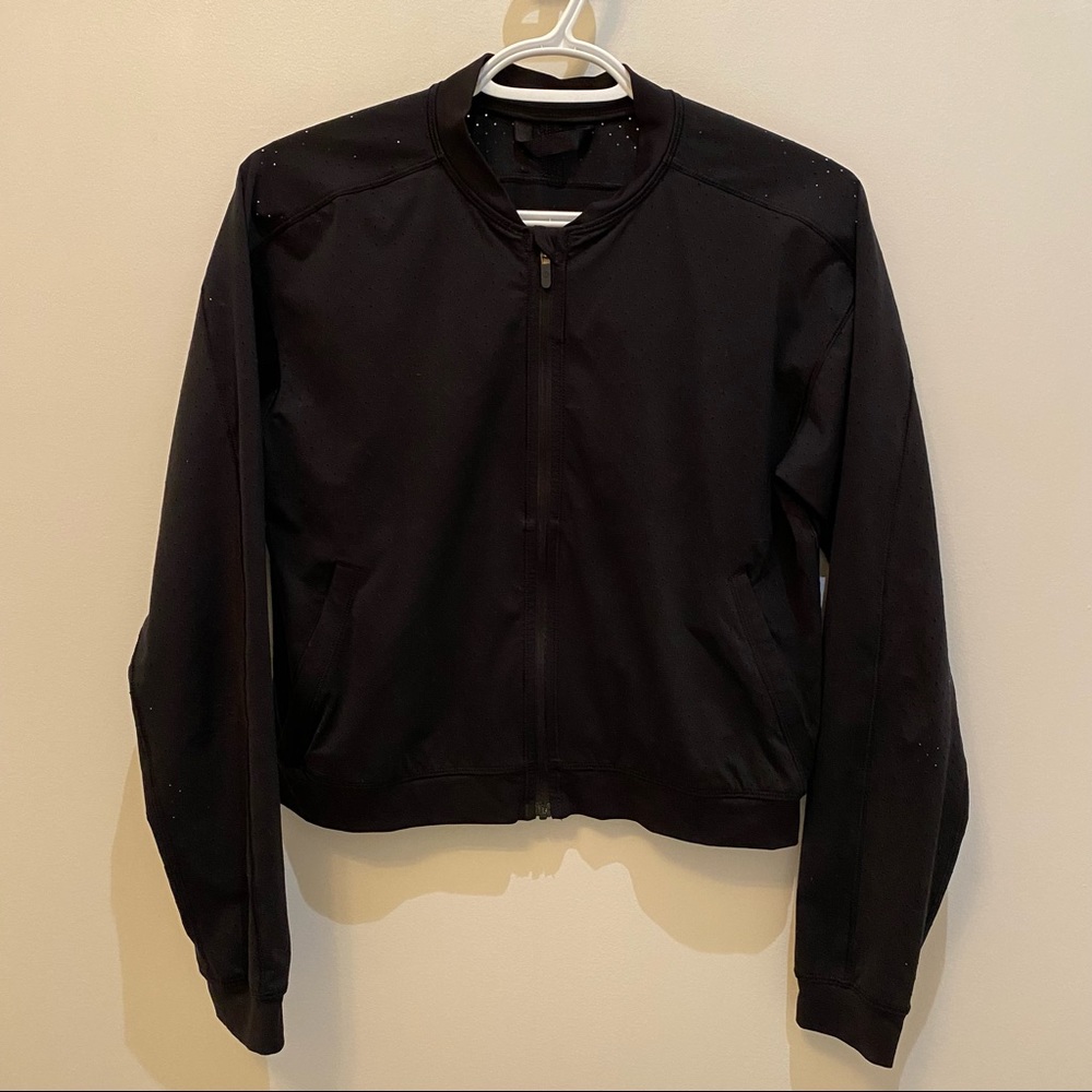 Lululemon Cropped Mesh Zip Up Jacket